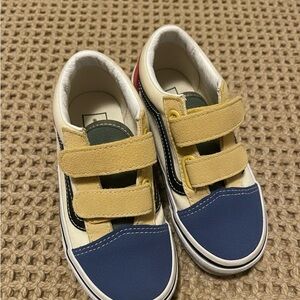 Vans Kids Sneakers - Blue, Yellow, Green, Red